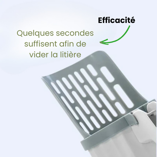 🐱 Pelle à litière 2-en-1