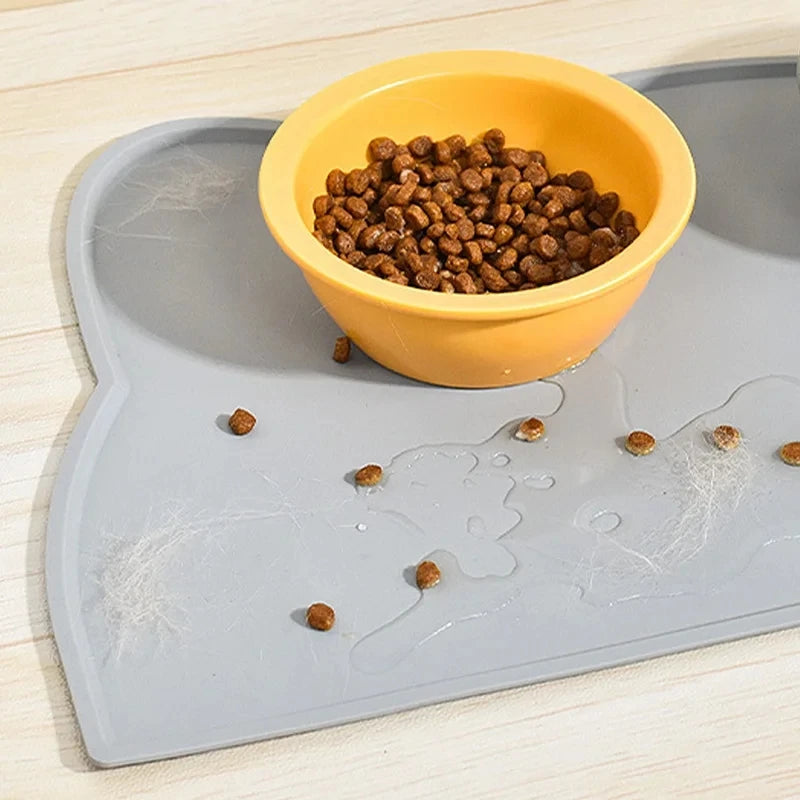 🐾Tapis alimentaire imperméable