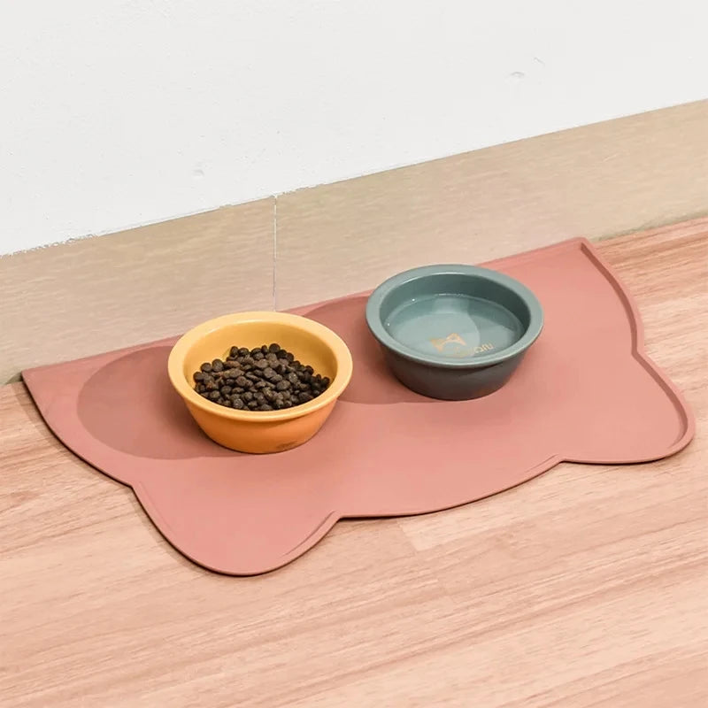 🐾Tapis alimentaire imperméable